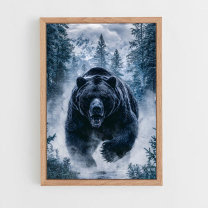 ap-grizzly bear-6 cadre Bois clair