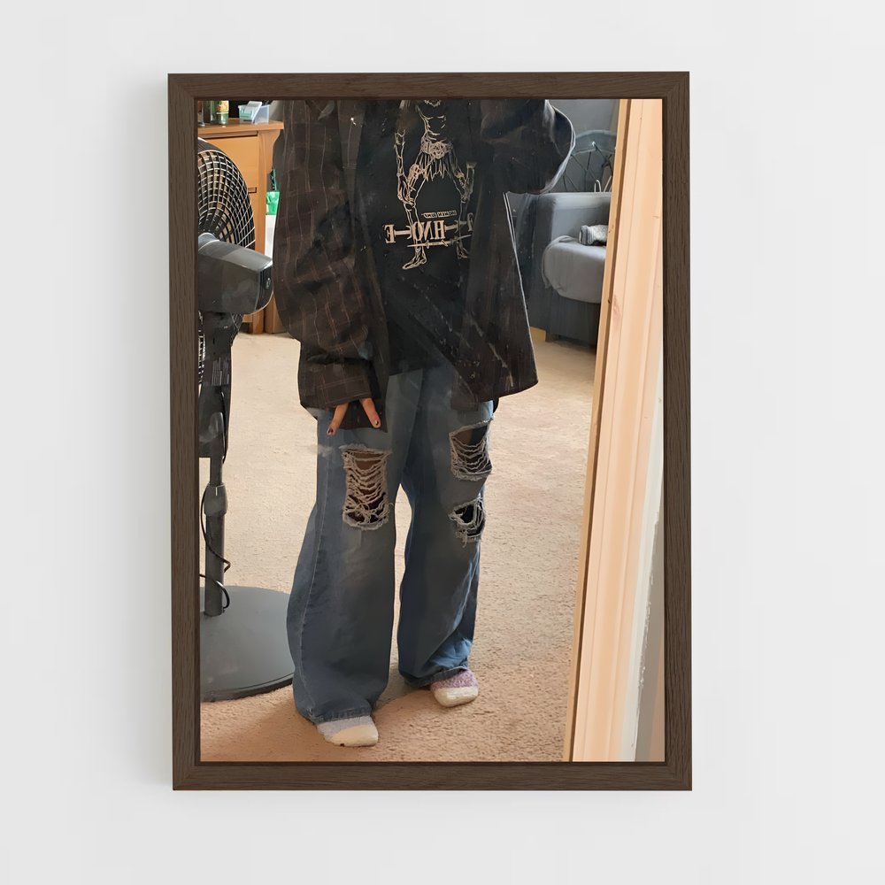 ap-grunge-1 cadre Bois foncé