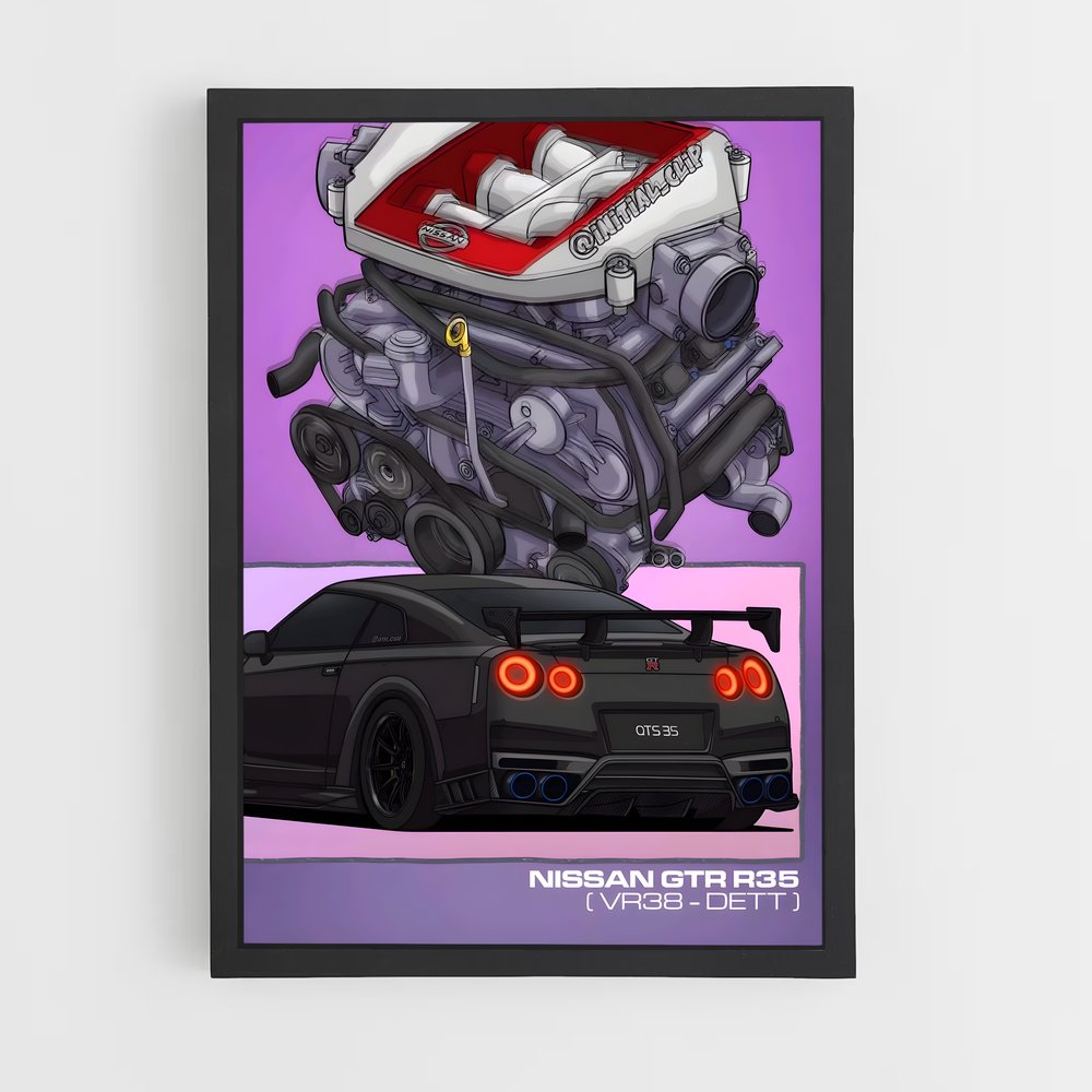 ap-gt-r nismo-11 cadre Noir