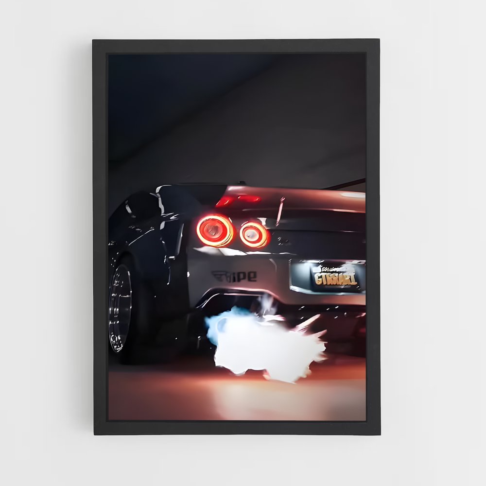 ap-gt-r r35-6 cadre Noir