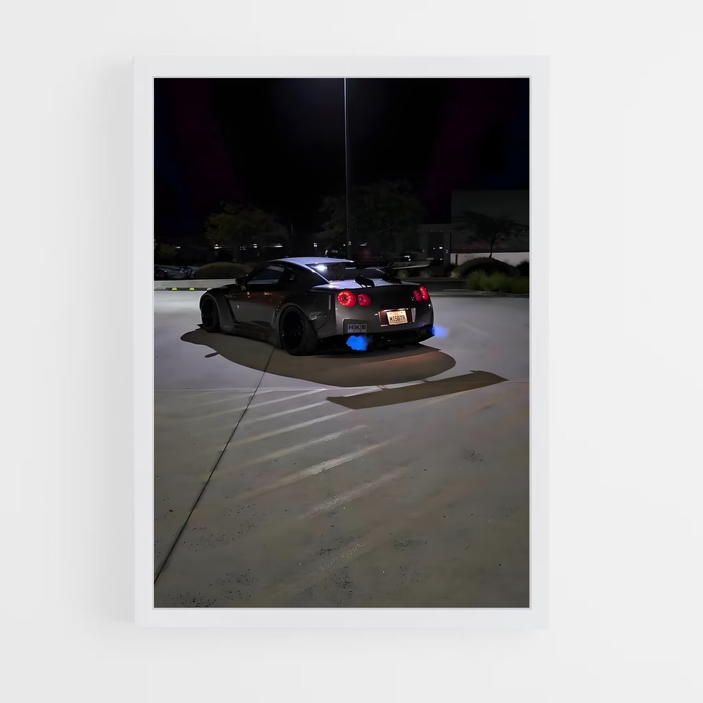 ap-gt-r r35-9 cadre Blanc