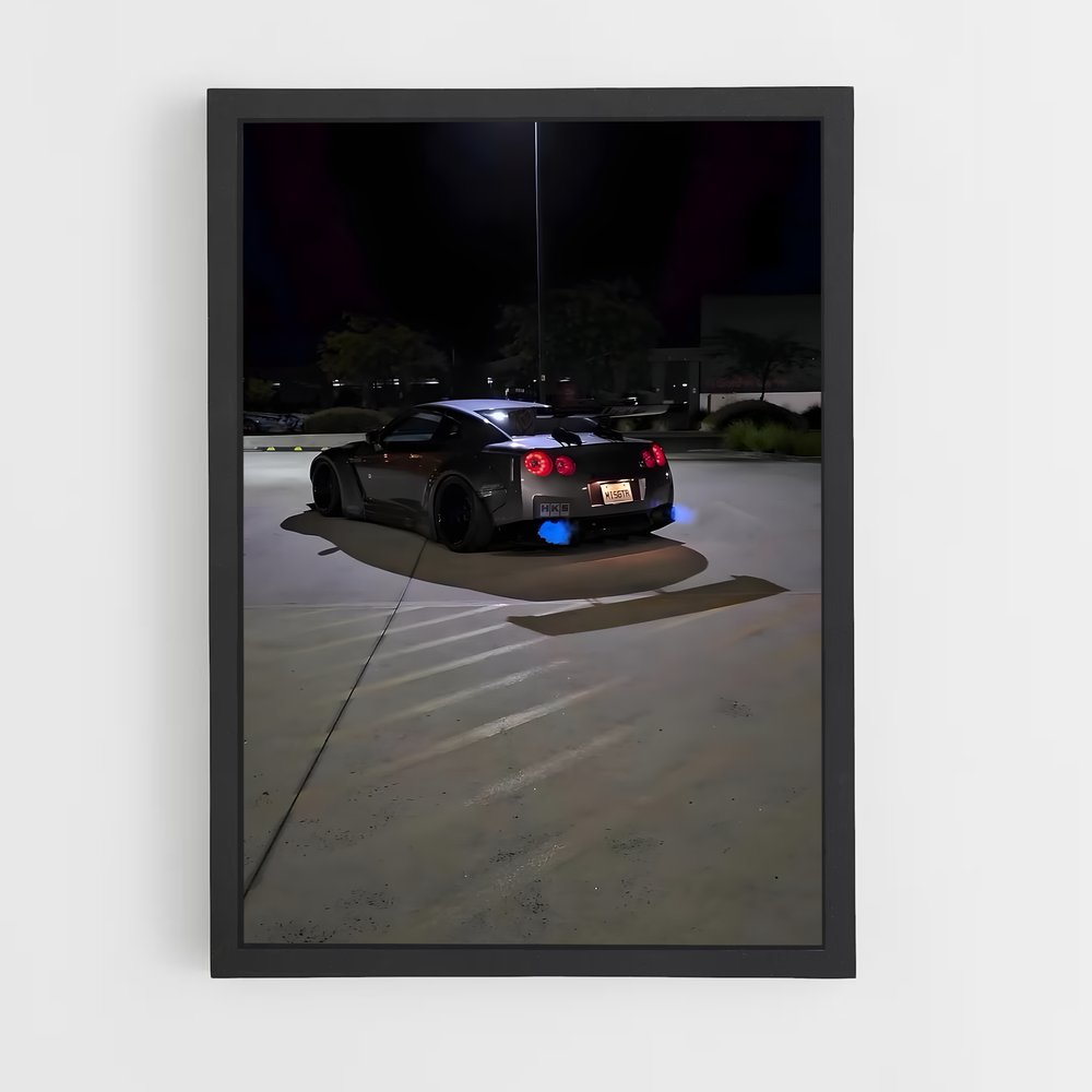 ap-gt-r r35-9 cadre Noir
