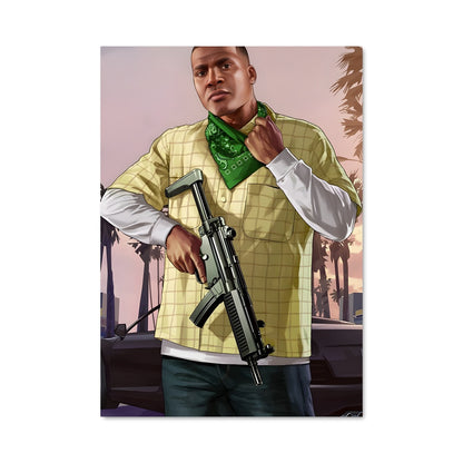 Poster Gunner in Yellow