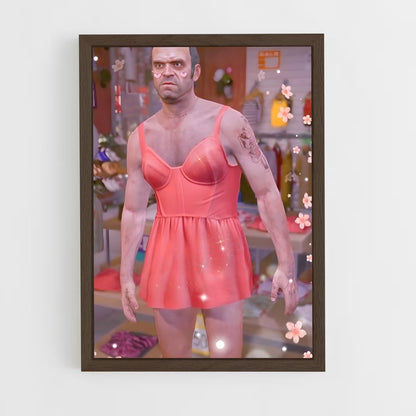 ap-gta v-7 cadre Bois foncé