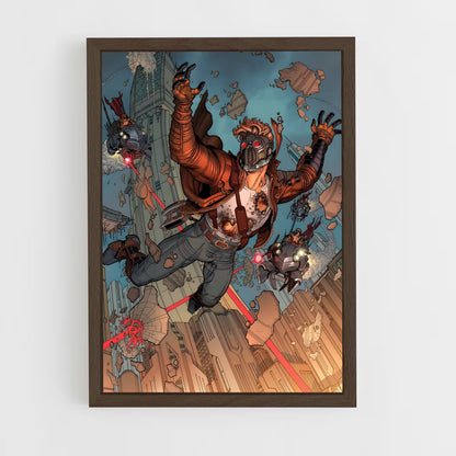 ap-guardians of the galaxy-9 cadre Bois foncé