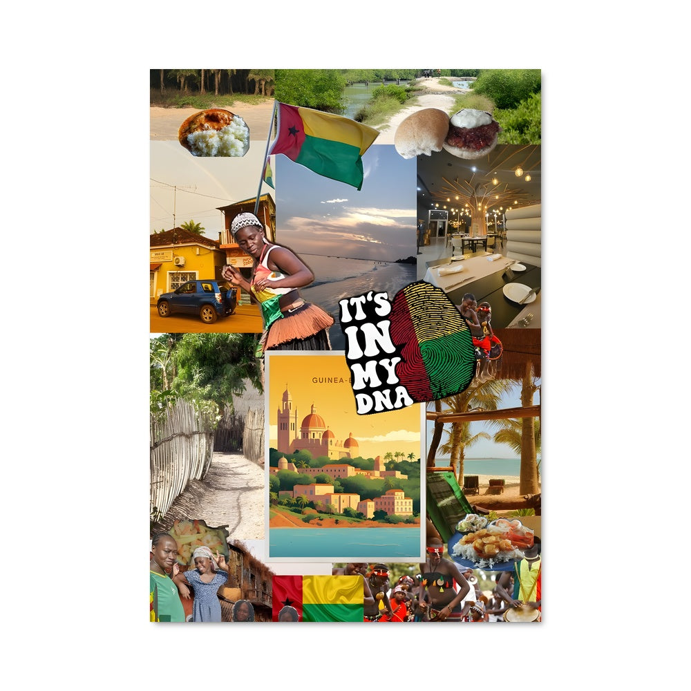 Poster Gambia Mosaic