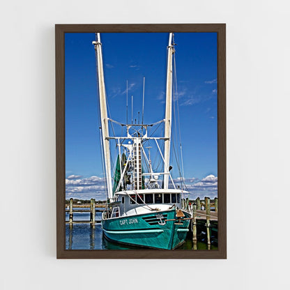 ap-gulf shrimp boats-1 cadre Bois foncé