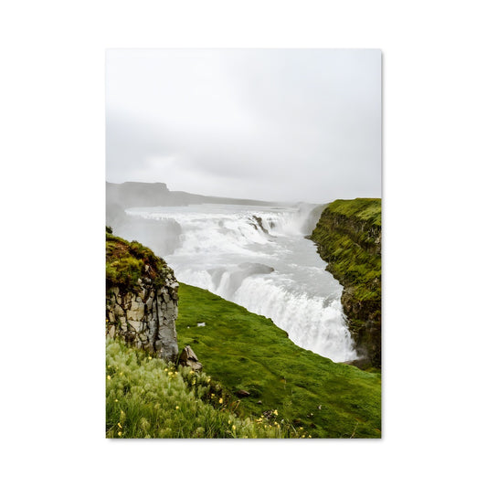 Poster Gullfoss waterfall 90807