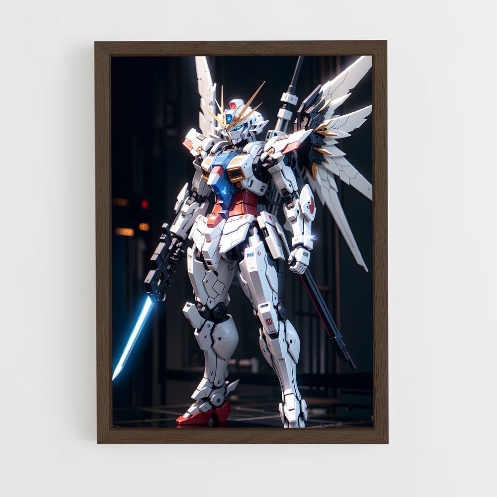 ap-gundam-7 cadre Bois foncé