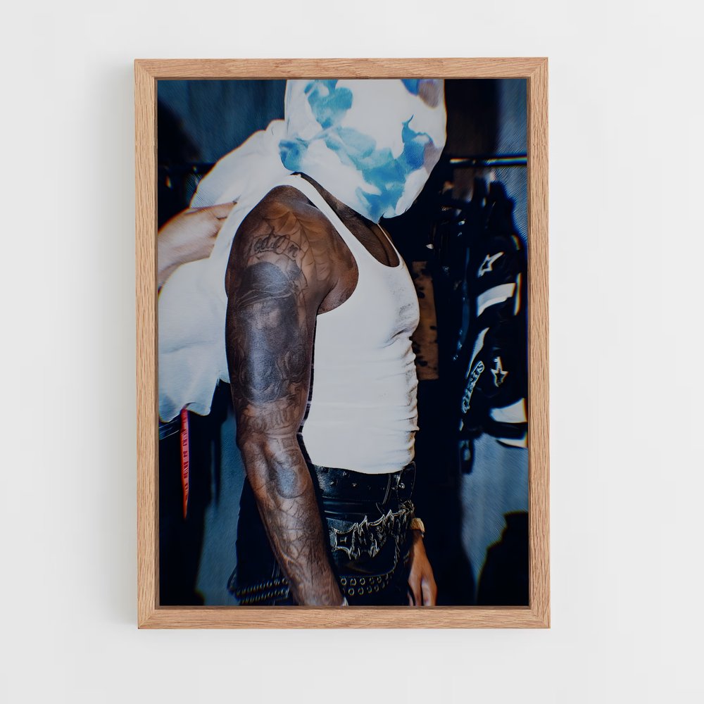 ap-gunna-7 cadre Bois clair