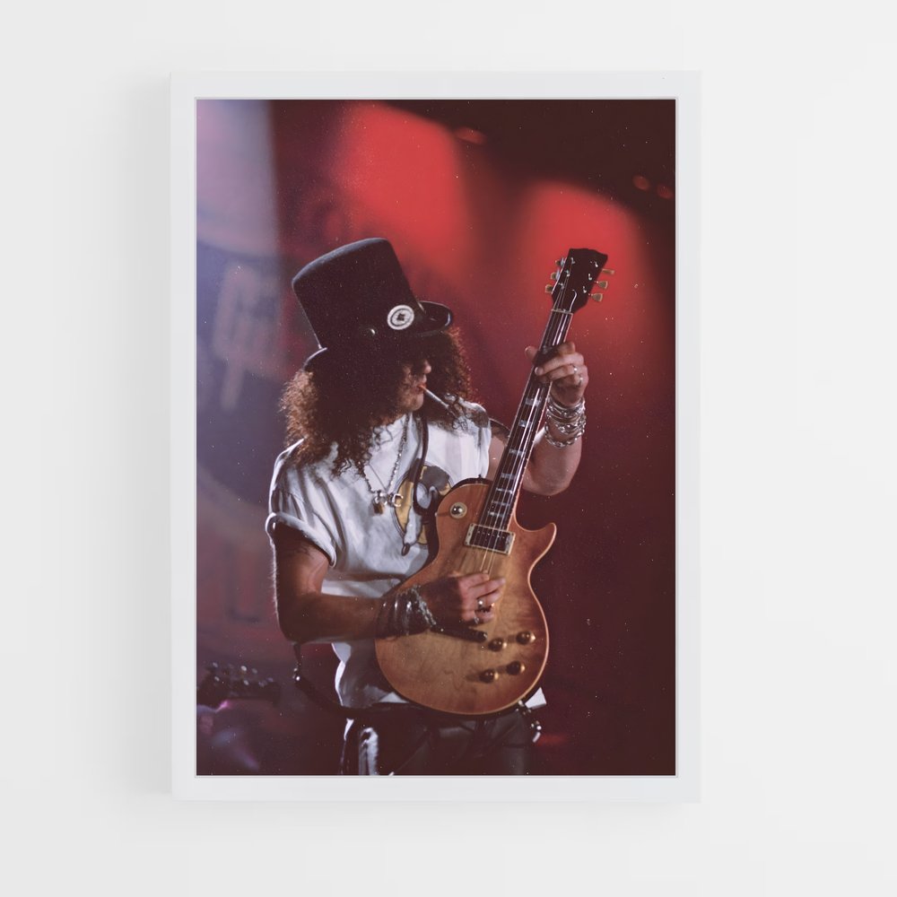 ap-guns n' roses-4 cadre Blanc