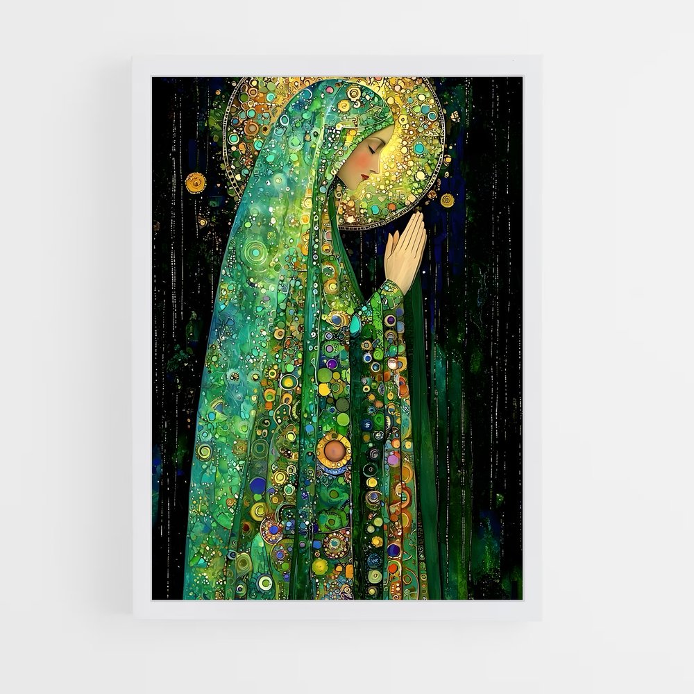 ap-gustav klimt-6 cadre Blanc