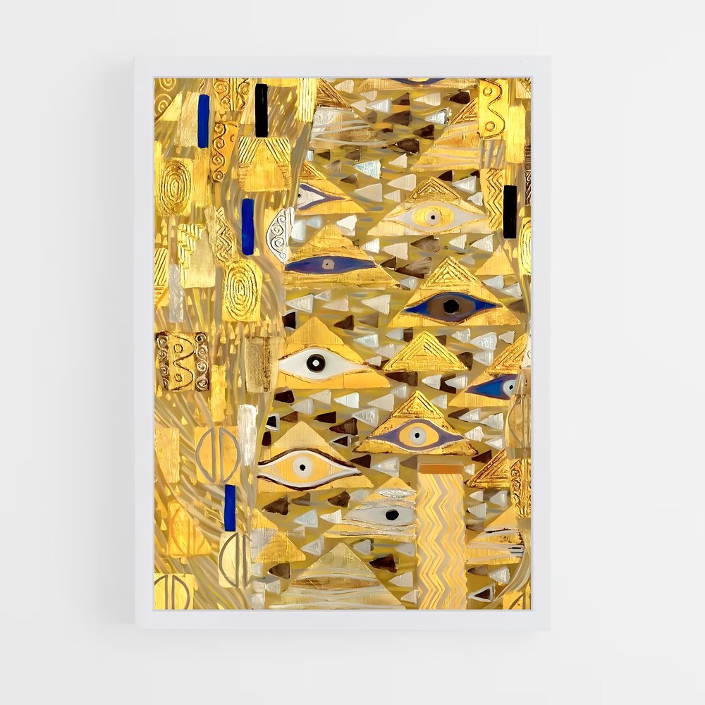 ap-gustav klimt-9 cadre Blanc