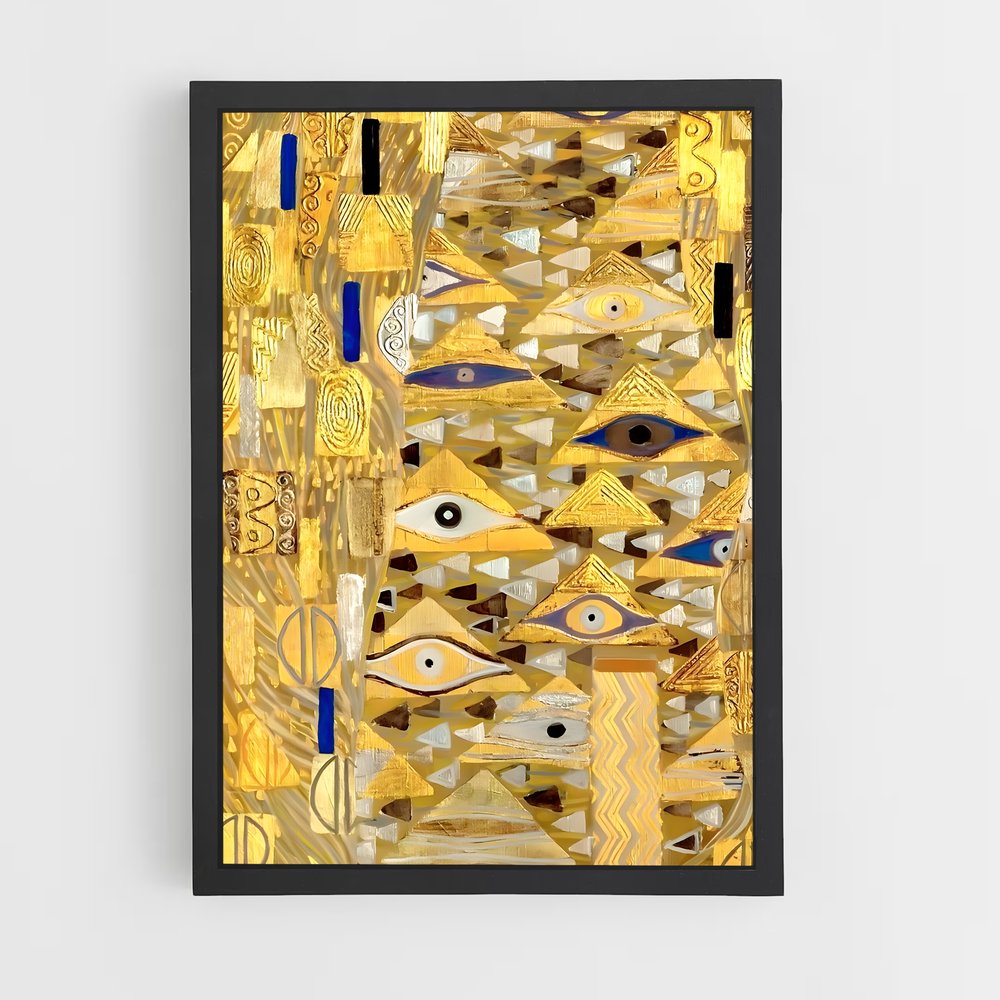 ap-gustav klimt-9 cadre Noir
