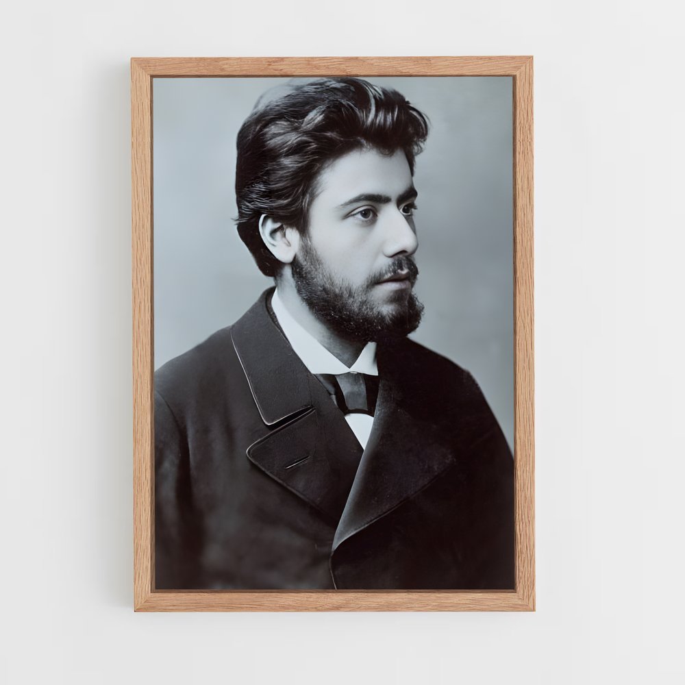 ap-gustav mahler-1 cadre Bois clair