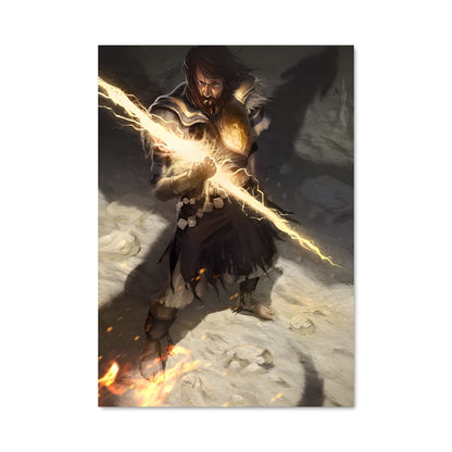 Poster Flamme de la Guerrière