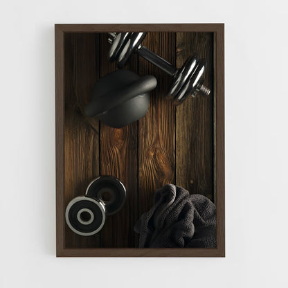 ap-gym trainer-12 cadre Bois foncé
