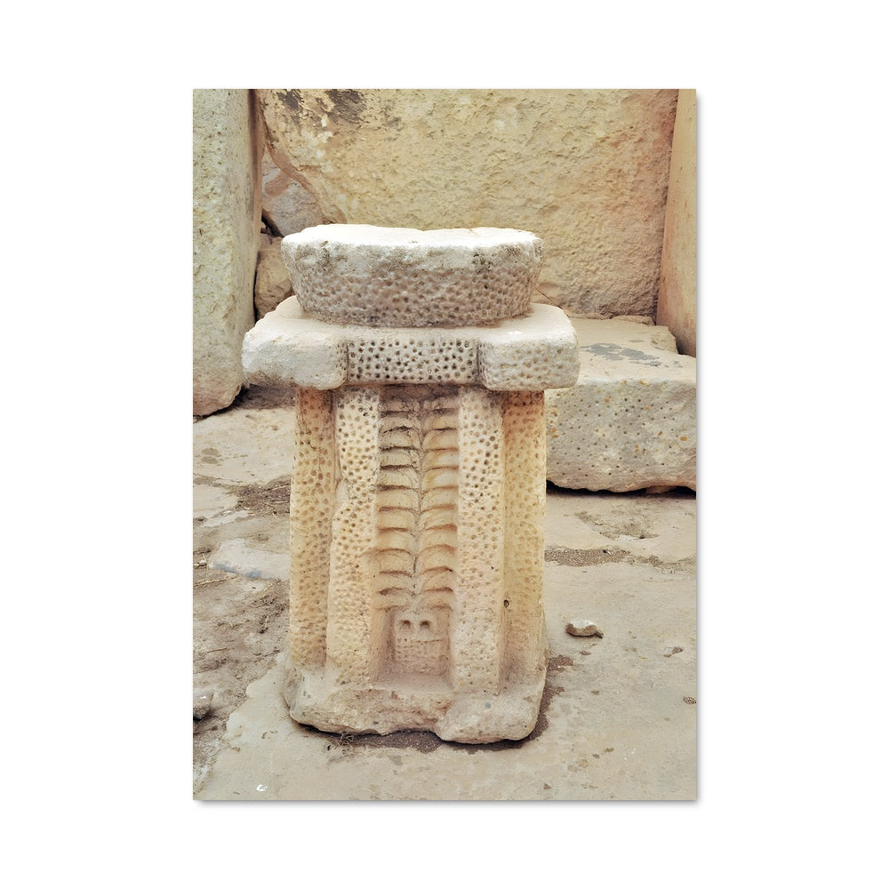 Poster Pierre Sculptée