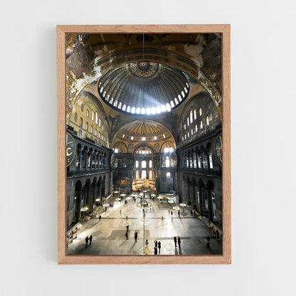 ap-hagia sophia-10 cadre Bois clair