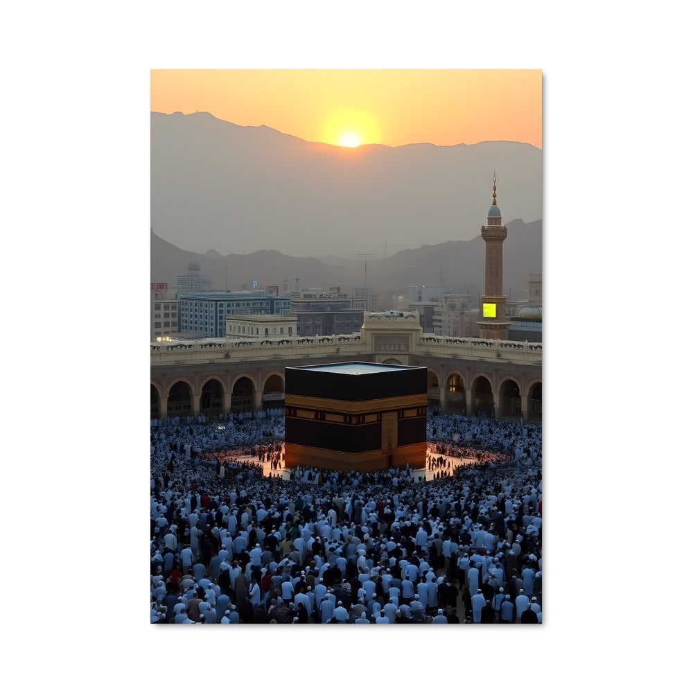 Poster Coucher sur la Kaaba