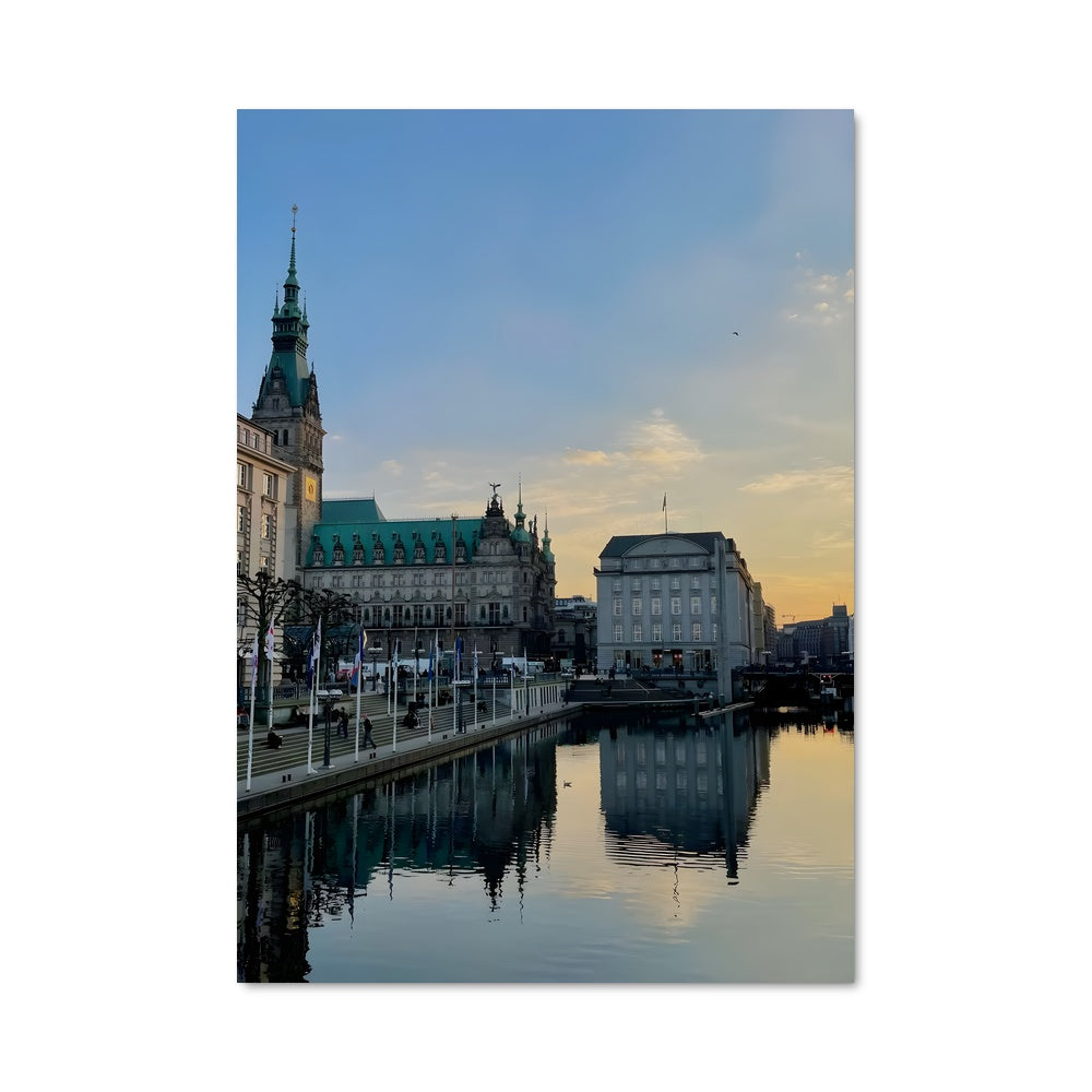 Poster Reflets de Hamburg