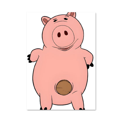 Poster Porc Heureux