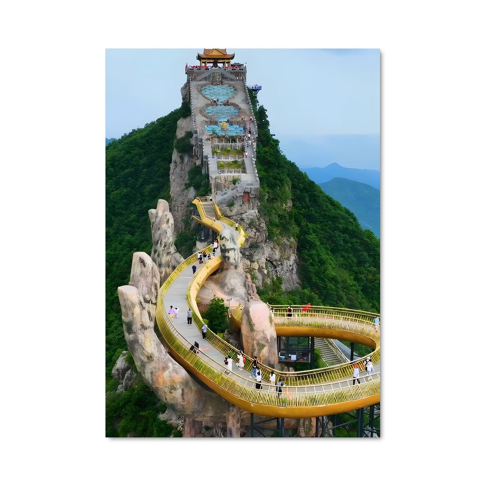 Poster Pont d'Or à Zhangshan