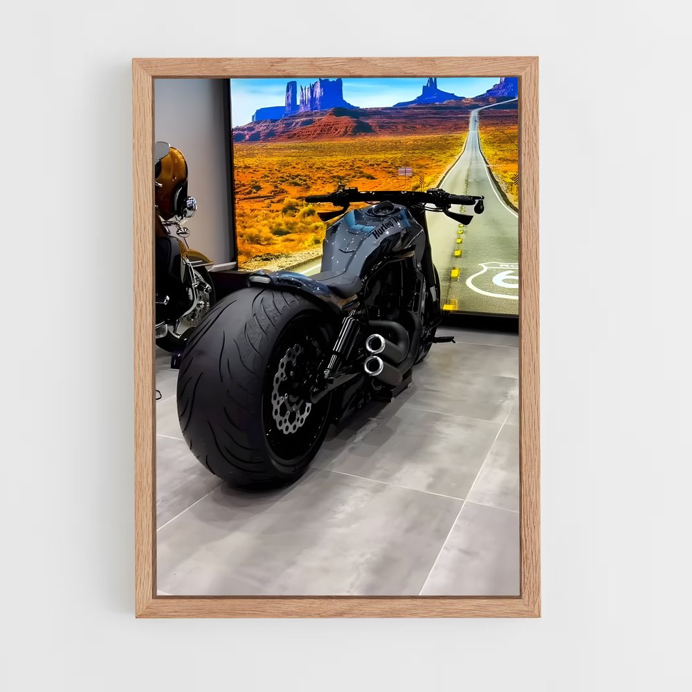 ap-harley davidson-5 cadre Bois clair