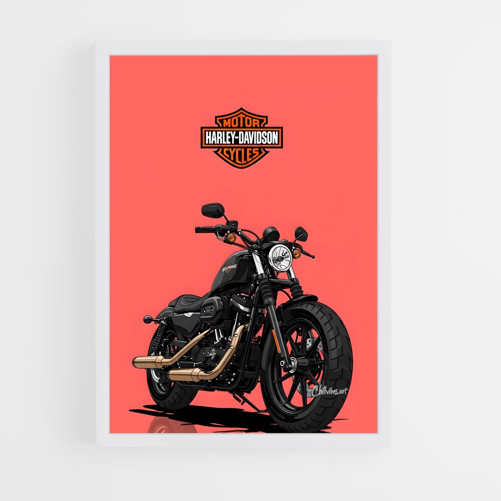ap-harley davidson-6 cadre Blanc
