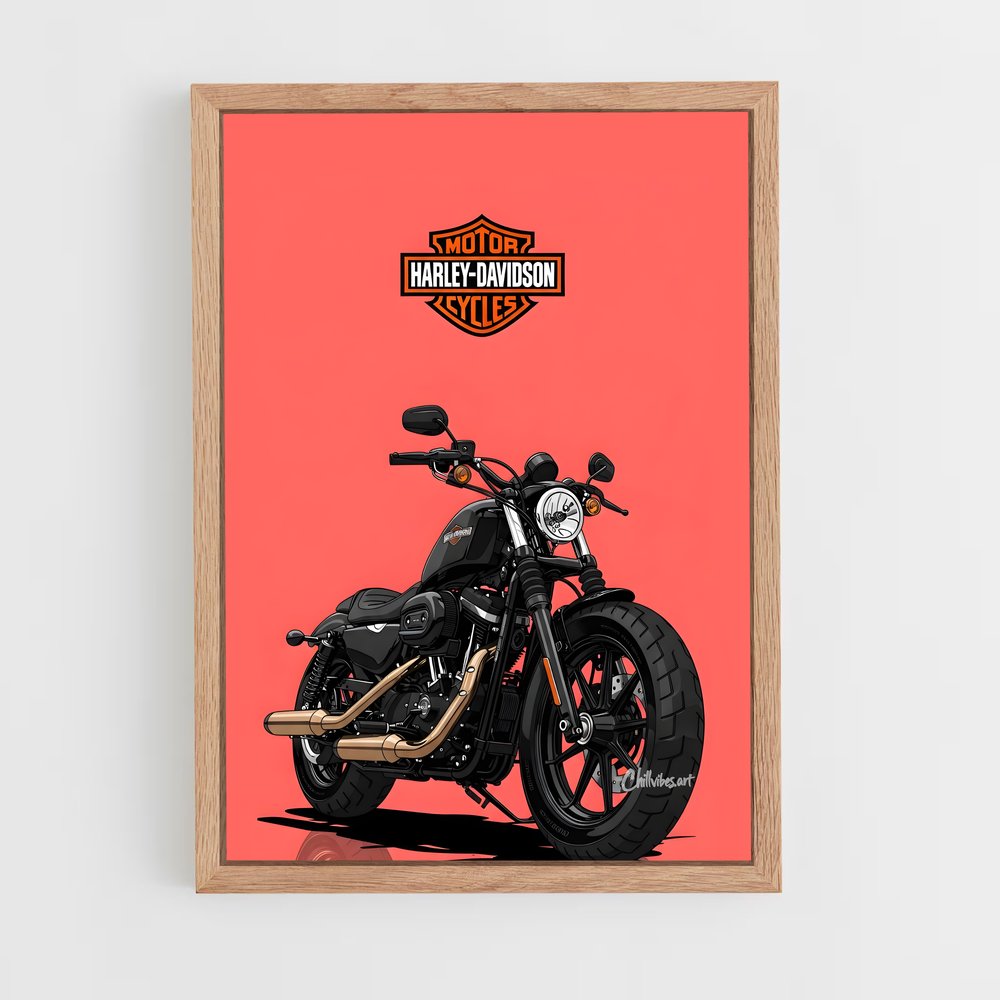 ap-harley davidson-6 cadre Bois clair