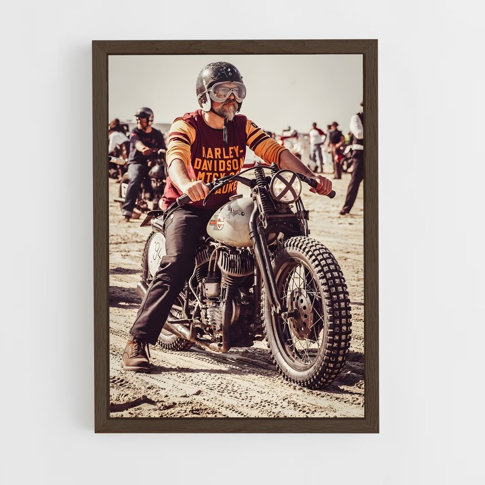ap-harley race-1 cadre Bois foncé