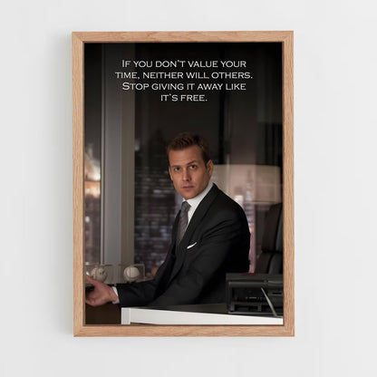 ap-harvey specter-8 cadre Bois clair