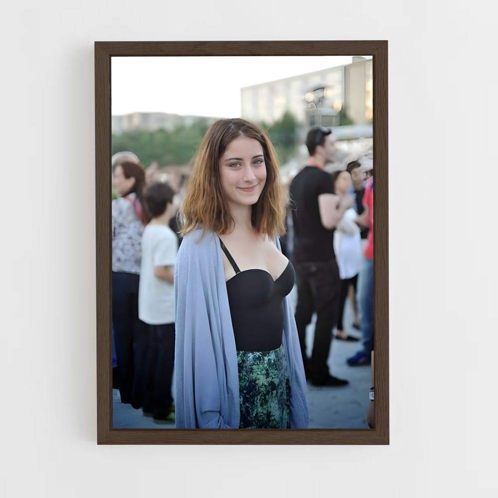 ap-hazal kaya-7 cadre Bois foncé