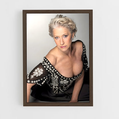 ap-helen mirren-3 cadre Bois foncé