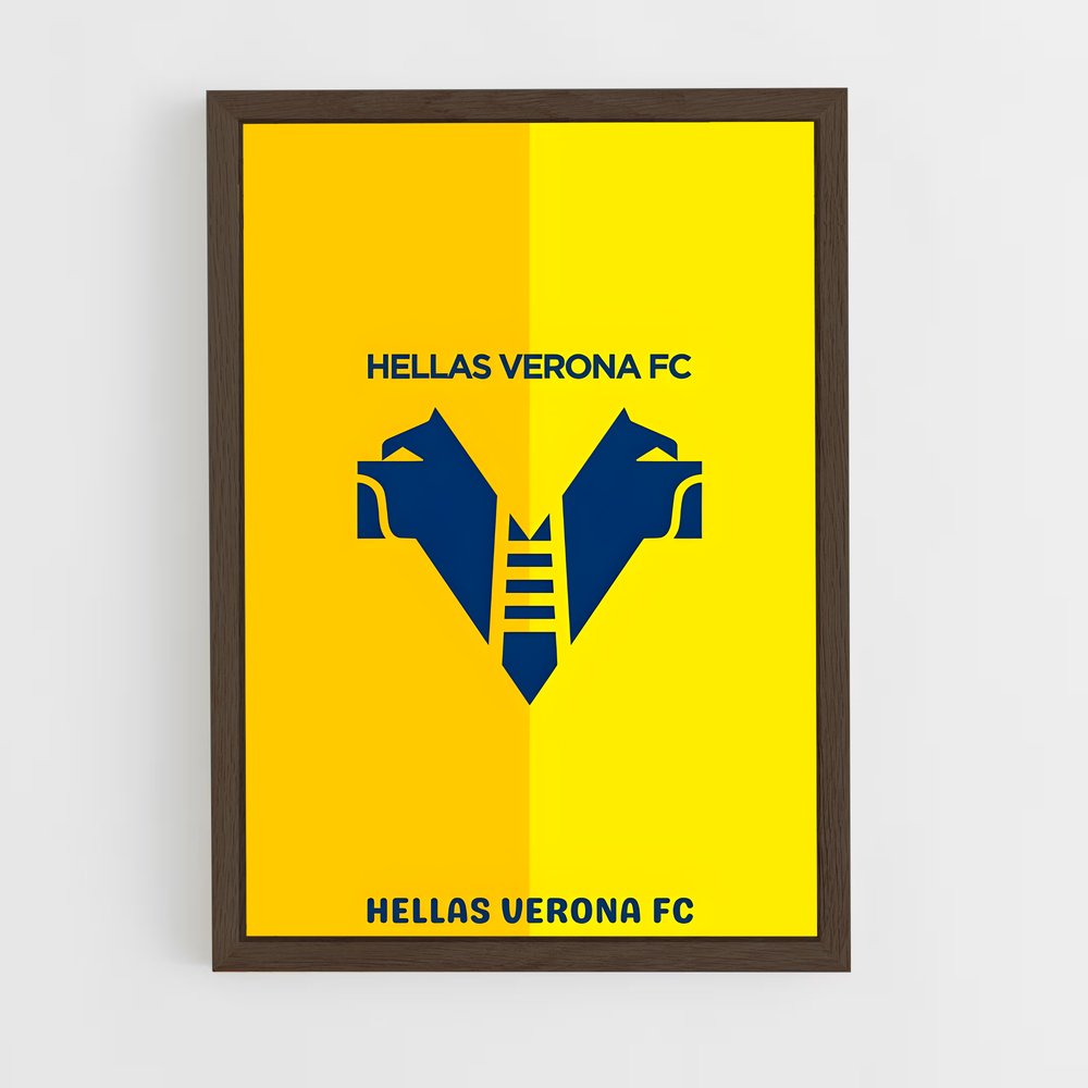 ap-hellas verona fc-6 cadre Bois foncé