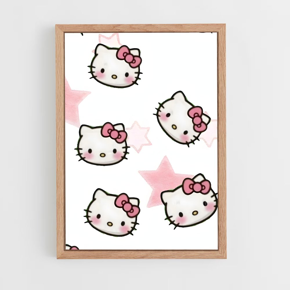ap-hello kitty-1 cadre Bois clair