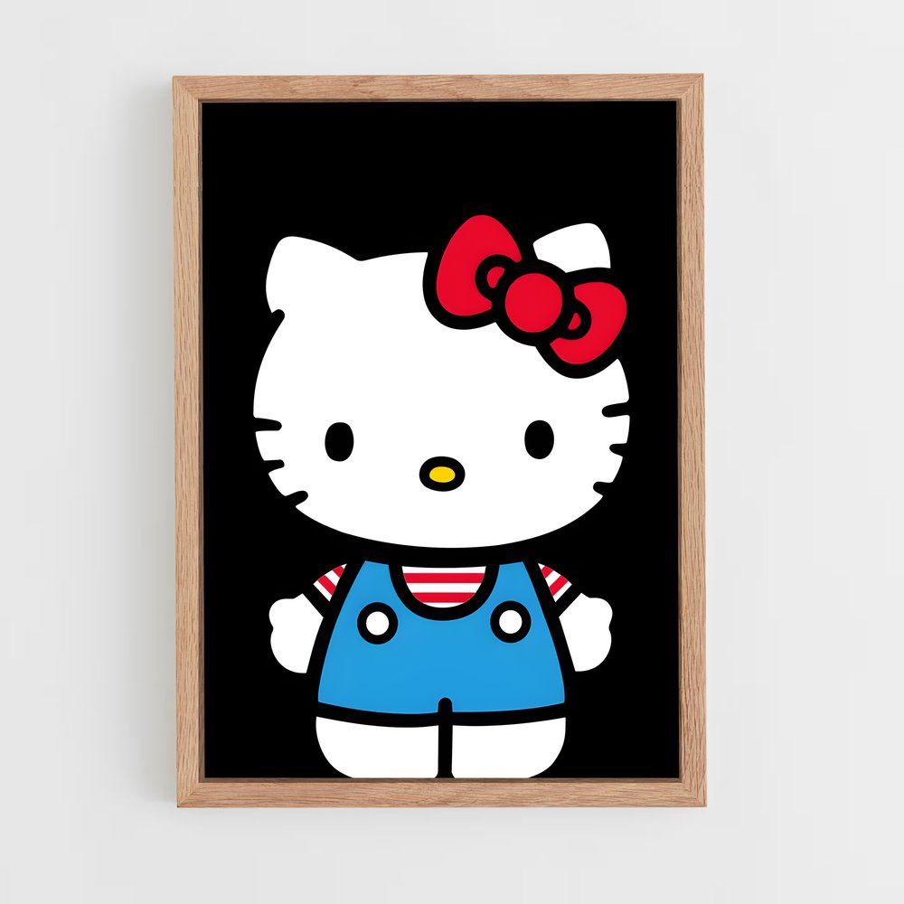 ap-hello kitty-8 cadre Bois clair