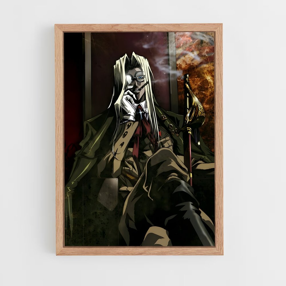 ap-hellsing-3 cadre Bois clair