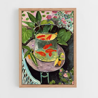 ap-henri matisse-1 cadre Bois clair