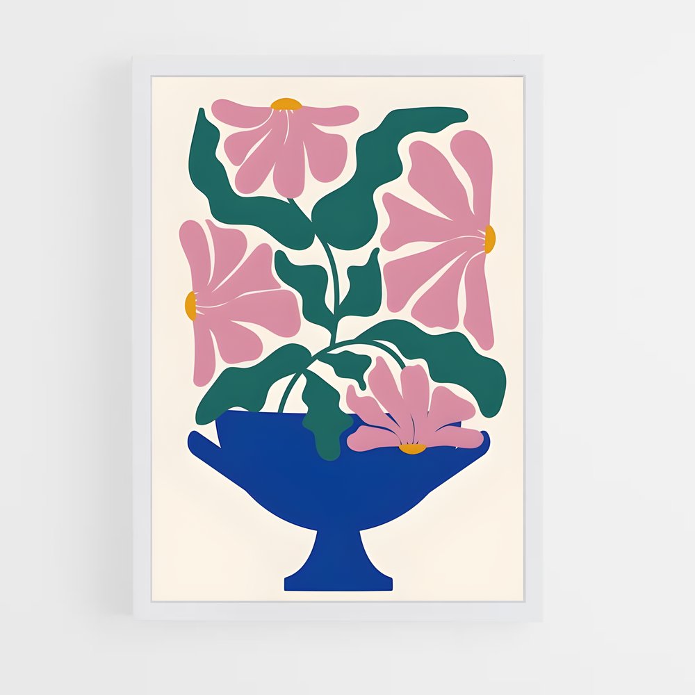 ap-henri matisse-4 cadre Blanc