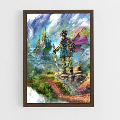 ap-hero dragon quest-2 cadre Bois foncé