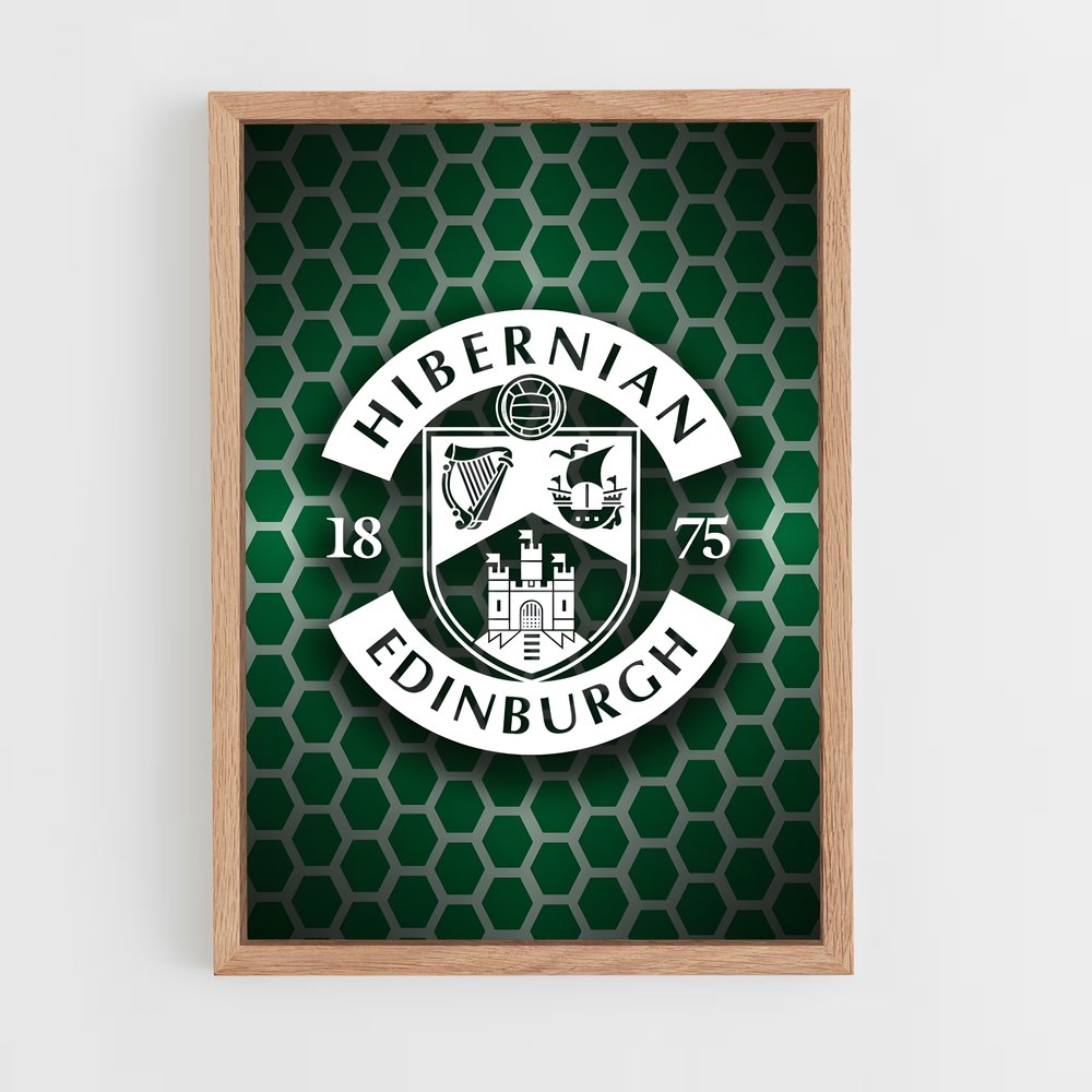 ap-hibernian fc-7 cadre Bois clair