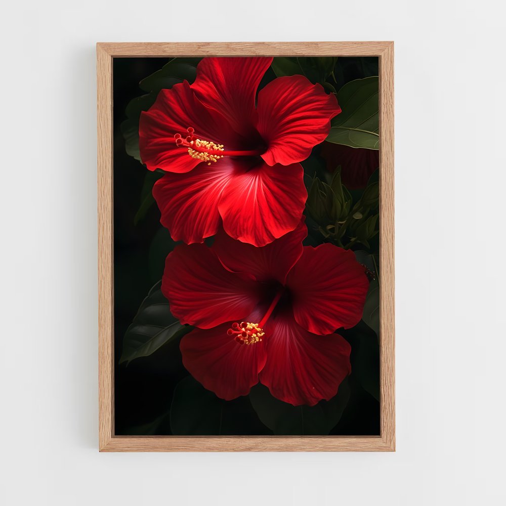 ap-hibiscus-1 cadre Bois clair