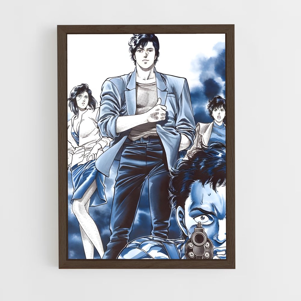 ap-hideyuki makimura-1 cadre Bois foncé