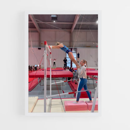 ap-high bar gymnastics-2 cadre Blanc
