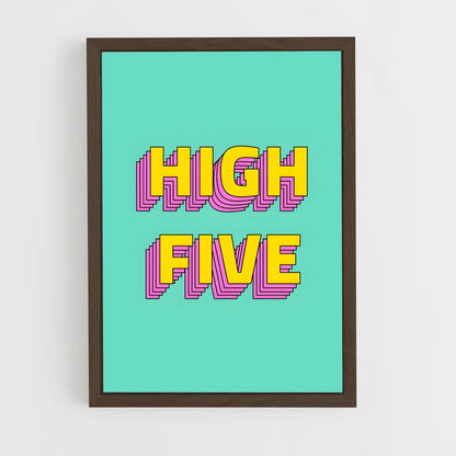 ap-high five-2 cadre Bois foncé