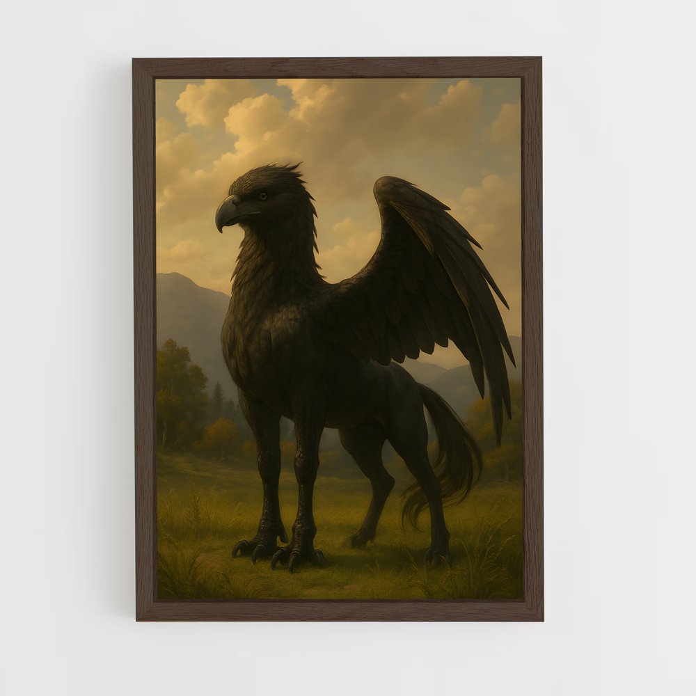 ap-hippogriff-5 cadre Bois foncé