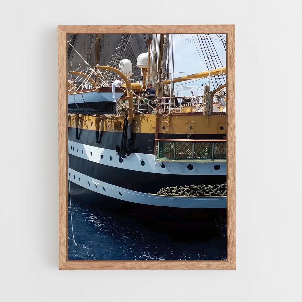 ap-historic ships-9 cadre Bois clair