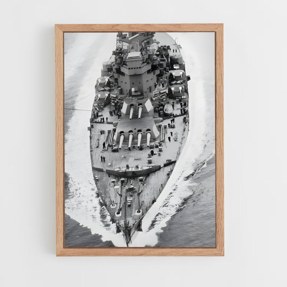 ap-hms king george v-1 cadre Bois clair
