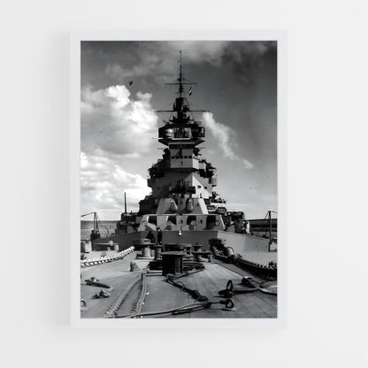ap-hms king george v-2 cadre Blanc